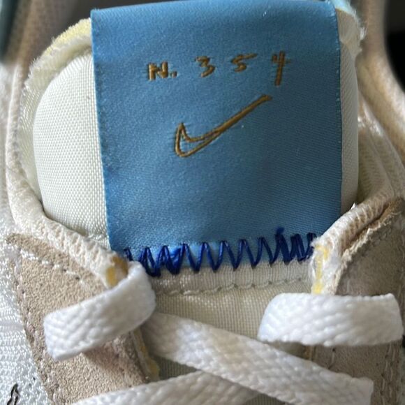 Nike Daybreak White/University Blue-Velvet Brown Sz. 10 - Picture 7 of 16